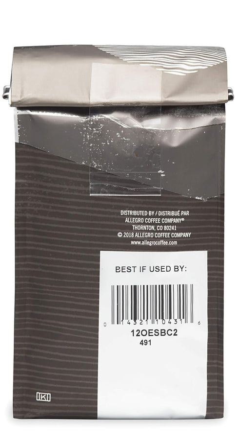 Allegro Coffee Organic Espresso Bel Canto Whole Bean Coffee, 12 oz(Pack of 1)...