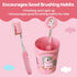 Lily's Home Kids Flashing Timer Toothbrush Kids with Soft Bristles, Rising Cup & Cover - Fun 2-Min Light-Up Brushing for Children - Toddler Toothb...