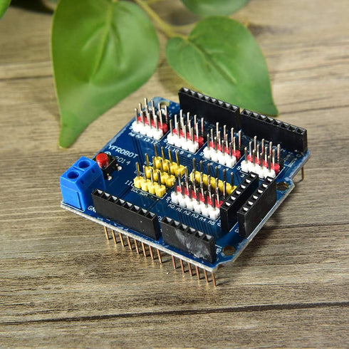 Comimark 2Pcs V5 Sensor Shield Expansion Board Shield for Arduino UNO R3 V5.0 Electric Module...
