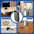6 Pcs Screen Pen Pencil Holders Attachable Deskside Pen Holder Computer Monitor Desktop Pen Organizer with Self Adhesive Attacher for Office Suppl...