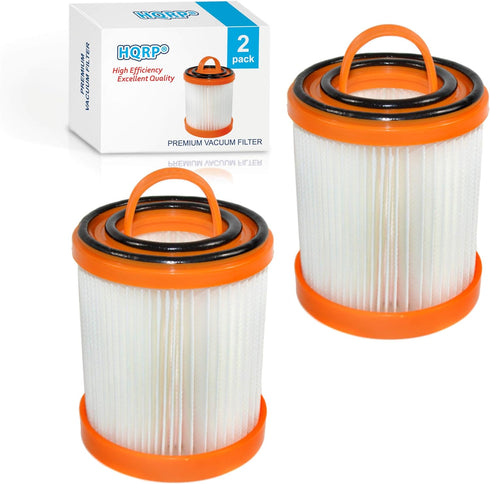 HQRP 2-pack Dust Cup Filter compatible with Eureka 5700 5740A 5810A 5811A 5812A 5813AV 5815AV 5840 5841 5856 5857 5860 Litespeed Whirlwind Vacuum ...