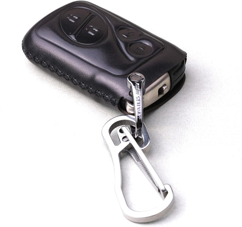 Italian Leather Key Fob Cover Case holder compatible with Lexus ES RX GX GS KS RX350 GX460 ES350 GS ISC IS LS...
