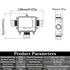 FDG Outdoor Waterproof IP68 Junction Box, 3-Way Plug Wire External Electrical Junction Box, Cable Connector Wire Diameter 4-14mm (2PCS)...