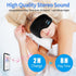Music Sleep Eye Mask,Upgraded Travel Sleeping Headset,Sleep Eye Shades Built-in Speakers Microphone Washable (Black)...