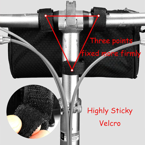 Bike Handlebar Bag, Waterproof Bicycle Front Storage Bag, Bike Phone Holder Accessories, Transparent Pouch Touch Screen with Removable Shoulder St...