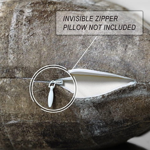 ONELZ Brown Throw Pillows and Grey Throw Pillows Decorative Pillow Covers for Couch Two Sides Printed, Fashion Style Zippered Cushion 18 X 18 Pill...