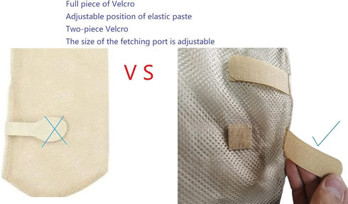 SHUYUE Hanging Mesh Bags Storage Potatoes Onion Garlic Net Bags Long and Large Net Produce Bags Fruit Veggies Green Pepper or Garbage Bag...