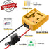 2 Packs Power Wheel Adapter for Dewalt 20V Battery, Power Wheels Battery Converter Kit with Switch & Fuse & Wire Terminals & 12 AWG Wire for DIY R...