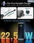 Portable Charger 40000mAh Power Bank, 22.5W Fast Charging Battery Pack with Built-in USB C in&out Cable, Ultra-High Capacity Portable Phone Batter...