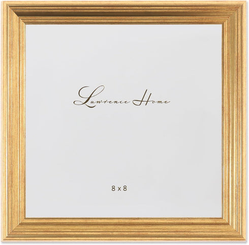 Lawrence Frames 8x8 Sutter Burnished Gold Picture Frame...