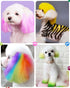 Dog Hair Dye Temporary, Dog Nail Polish Pet Safe Hair Dye, 12 Color Easy Washed Dog Dye Non Toxic Temporary for Pet Safe Hair Dye...