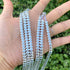 1 Strand Adabele Grade A Natural Hematite Silver Plated Healing Gemstone 6mm x 4mm Round Rondelle Loose Beads Gem Stone Spacer (90-94pcs) for Craf...