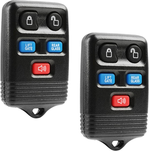 Car Key Fob Keyless Entry Remote fits 2003-2006 Ford Expedition / 2003-2007 Lincoln Navigator (CWTWB1U551), Set of 2...
