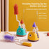 Rabbit Baba Silicone 4-in-1 Baby Bottle Brush Set,Nipple Brush, Bottle Brush, Straw Brush? Safe and Durable, Easy to Clean and Dry?4 Count?Cleanin...