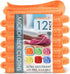 Hearth & Harbor Microfiber Cleaning Cloth, Microfiber Towels for Cars 12 Pack Washcloths, Orange Cleaning Rags, Reusable Microfiber Towel, Microfi...
