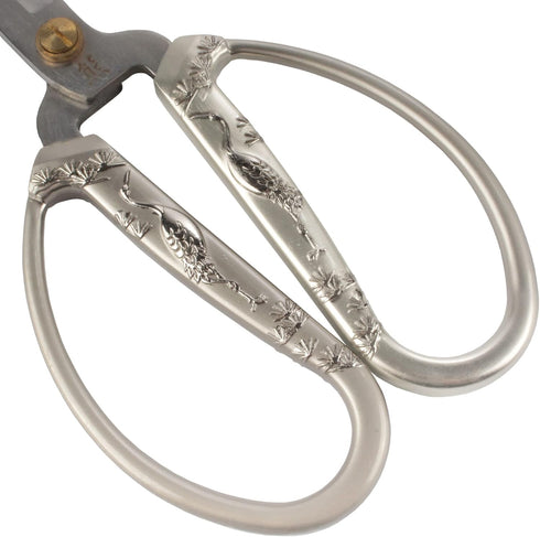JubileeYarn Crane Motif Large Embroidery Craft Scissors - Brushed Nickel - 1 Pair...