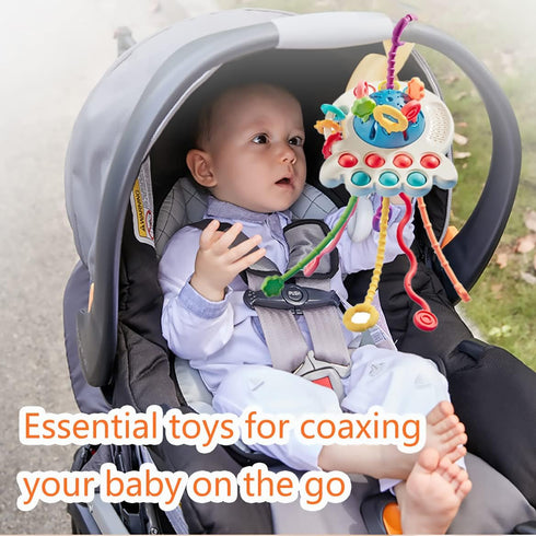 Baby Toys 6 to 12 Months,Montessori Toys for 1 Year Old Boy Girl Baby Sensory Toys for Babies 12-18 Months Pull String Toys for Birthday Gifts Inf...