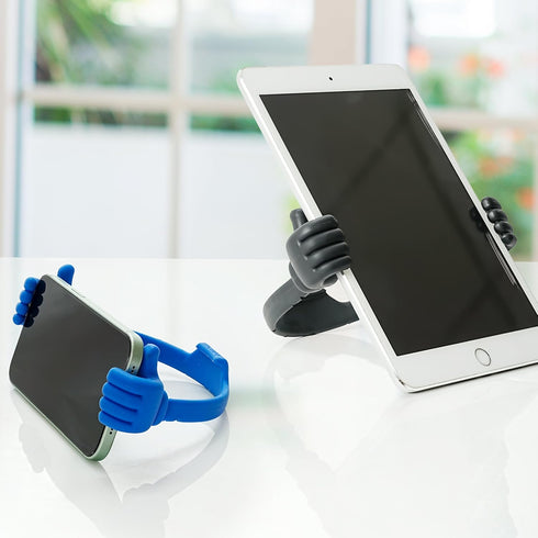 Honsky Thumbs-up Cell Phone Stand Holder, Tablet Stand Cradle for Desk Desktop Smartphone Cellphone Mobile Phone Tablets – Universal Adjustable Fl...