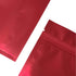 QQ Studio Pack of 100 Matte/Glossy Color Stand-Up Foil Resealable Zipper Pouches (3.9" x 5.9", Matte Red)...