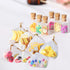 13 Packs Cute 1:12 Miniature Dollhouse Food Lollipop Toast Cheese Bread Donut Fruit Slice Jar Glass Bottle Mini Kitchen Scene Model Simulation DIY...