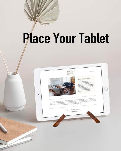 Wooden Display - 6.5 Inch Plate Stand for Display, Plate Holder Display Stand, Wooden Picture Frame Stand, Decorative Table Top Easels for Display...