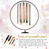12 Pieces Chinese Calligraphy Brushes Painting Writing Brushes Watercolor Brushes Set Kanji Japanese Sumi Painting Drawing Brushes Kanji Art Brush...