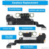for iPhone Xr Ear Speaker Replacement Repair Kit NEW Front Earpiece Module with Ambient Light Sensor Part Proximity Sensor Flex Cable Connector Fi...