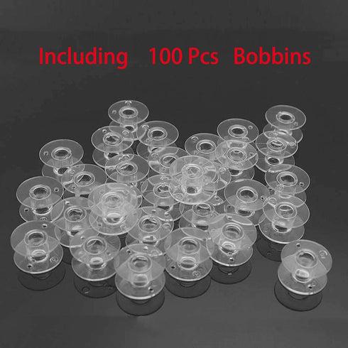 100 Pack Bobbins for Brother Sewing Machine, SA156 Bobbins for Sewing Machine...