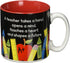 #1 Teacher 13 oz Coffee Mug with Pencil, Rulers, Crayons, and Pen Accents Inexpensive Teacher's Gift...