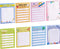 8 Pack Sticky Notes Cute Sticky Memo Pads 4x3 inch Kawaii to Do List Sticky Note Pad Self-Stick Notepad Stickies 50 Sheet/Pad (8Pcs Colorful)...