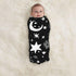 Moon and Stars BabyStuff Swaddle Blanket Newborn Space Baby Swaddling Blanket Cover Throw Wrap Blankets Soft Breathable for girls boys Baby Infant...