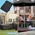 AHANDMAKER 2 Yard 210 Denier Canvas Fabric, 59" Wide Polyester Outdoor Waterproof UV Sun Protection Canvas Fabric, for DIY Project Outdoor Awning ...