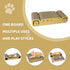 jovani Cat Scratching Board,3-in-1 Cardboard Cat Scratcher for Indoor Cats - Durable Cat Scratch Pad for Indoor Kitten to Protect The Furniture...