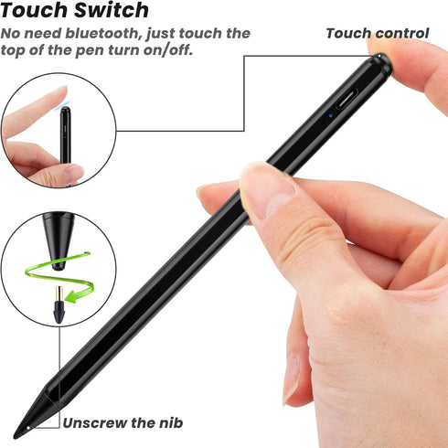 Pencil for Apple iPad Air 5th/4th/3rd Generation,Palm Rejection Stylus Pen for iPad Air 5th/4th/3rd, Tip Stylus Compatible with Apple Pencil 2nd G...