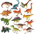 14 Pcs Figures Toys Realistic Mini Dinosaurs Animal Figurines, Plastic Learning Educational Playset Animal Themed Party Supplies Cake Topper Ornam...