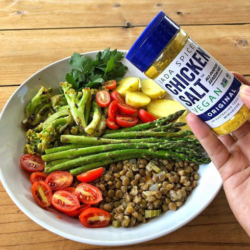JADA Spices Chicken Salt Spice and Seasoning - Original, Turmeric Salt - Vegan, Keto & Paleo Friendly - Perfect for Cooking, BBQ, Grilling, Rubs, ...