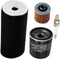 LIYYOO 1UY-14451-00-00 Air Filter Oil Filter Spark Plug Kit, Compatible with Yamaha Grizzly 660 YFM660 4x4 2002-2008 YFM660 Air Filter...