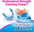Premium Cleaner Crystals & Cleaning Case -(110 Cleanings)- Removes Stain, Plaque, & Bad Odor from Clear Braces, Dentures, Night Guards, Mouth Guar...