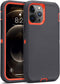 MAXCURY Case for iPhone 12, iPhone 12 Case, Heavy Duty Shock Absorption Full Body Protective Silicone Rubber with Hard PC Phone Case Cover for Gir...