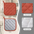 Joyhalo 5 Pack Pot Holders for Kitchen Heat Resistant Pot Holders Sets Oven Hot Pads Terry Cloth Pot Holders for Cooking Baking...