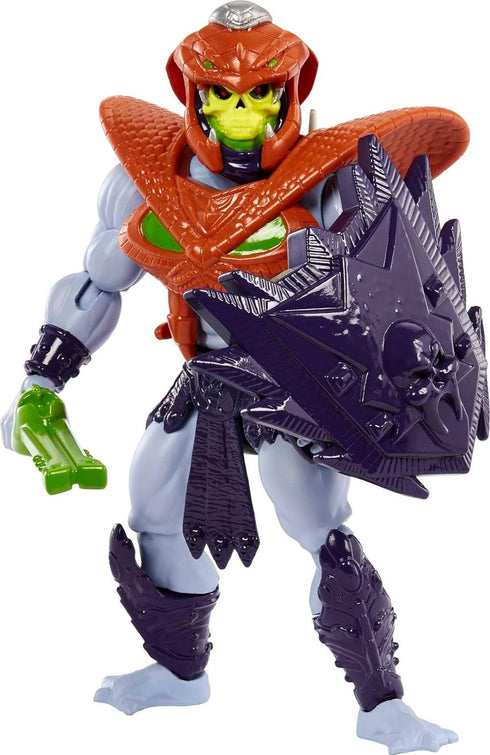 Masters of the Universe Origins Action Figure & Accessory, Rise of Snake Men Snake Armor Skeletor & Mini Comic Book, 5.5 inch...