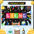 Science Party Banner Decorations Black Mad Sciencist Birthday Party Banner for Boy Girl Kid Decorations Laboratory Party Sign Little Fun Scientist...