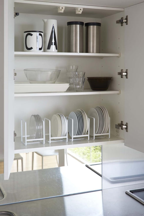 Yamazaki Home Dish Organizer - Storage Rack for Kitchen Cabinets...