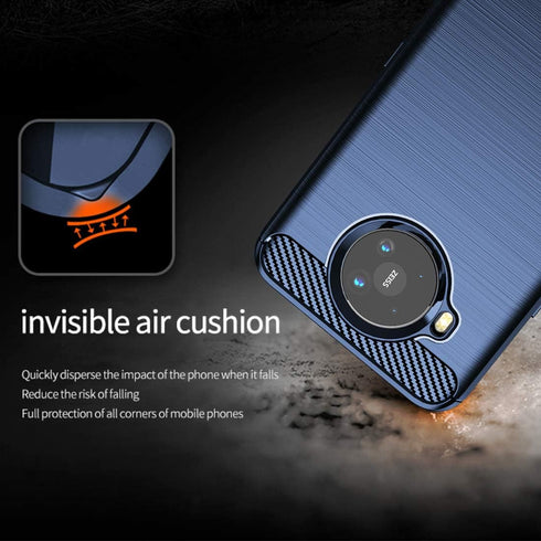 Osophter for Nokia 8.3 5G Case,Nokia 8V Case Shock-Absorption Flexible TPU Rubber Protective Cell Phone Cover for Nokia 8.3(Navy Blue)...