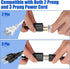 4 Outlet Power Cord, NEMA 5-15P to 5-15R 3 Prong 1 to 4 Y Splitter US AC Male and Female Power Cable SJT 16AWG Outlet Saver, 4 Way Extension Cord ...