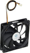 Silverstone Tek 120mm High Airflow and Less Noise with 9-Bladed Design Computer Case Fan Cooling, Clear FN121-P...
