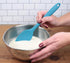 RSVP International Ela's Favorite Silicone Spatula Spoon, Turquoise, 11" | BPA-Free Silicone | Mix Thick Batters, Scrape Sauces, Stir Pasta, & Mor...