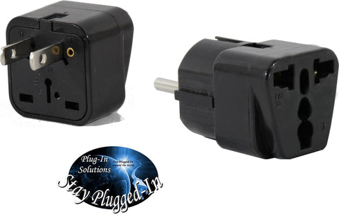 US to Vietnam/South Korea Travel Adapter Plug for USA/Universal to Asia Type E (C/F) & A AC Power Plugs Pack of 2...