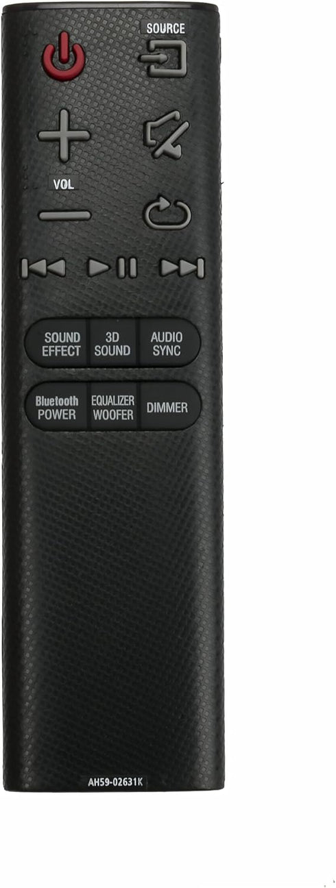 New AH59-02631K Replacement Remote Control Compatible with Samsung AH59-02631JSound Bar HW-HM45 HW-HM45C HWH750 HWHM45 HWHM45C PS-WJ651 HW-H750 PS...