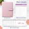 SOUL MAMA Budget Binder with Zipper Envelopes - Pink Money Organizer for Cash, A6 Binder Cash Envelopes for Budgeting, Money Saving Binder with Ro...